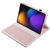 Xiaomi Pad 7/7 Pro Cover med Bluetooth Tastatur - Pink