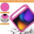 Xiaomi Pad 7/7 Pro/8/8 Pro/Poco Pad X1 Stødsikkert Transportabelt Cover til Børn - Hot Pink