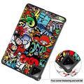 Xiaomi Pad 7/7 Pro Tri-Fold Series Smart Folio Cover - Graffiti