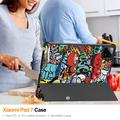 Xiaomi Pad 7/7 Pro Tri-Fold Series Smart Folio Cover - Graffiti