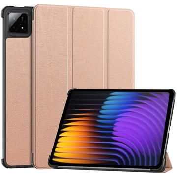 Xiaomi Pad 7/7 Pro Tri-Fold Series Smart Folio Cover - Rødguld