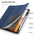 Xiaomi Pad 7S Pro 12.5 Dux Ducis Domo Tri-Fold Smart Folio Cover - Blå