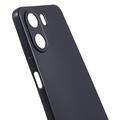 Xiaomi Poco C65/Redmi 13C Anti-Fingeraftryk Mat TPU Cover - Sort