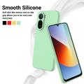 Xiaomi Poco C81 Pro Flydende silikone cover med håndrem - Grøn