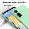 Xiaomi Poco C81 Pro Flydende silikone cover med håndrem - Grøn