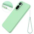 Xiaomi Poco C81 Pro Flydende silikone cover med håndrem - Grøn