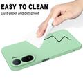 Xiaomi Poco C81 Pro Flydende silikone cover med håndrem - Grøn