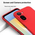 Xiaomi Poco C81 Pro Flydende silikone cover med håndrem - Rød