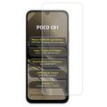 Xiaomi Poco C81 Skærmbeskyttelse Hærdet Glas - 9H - Case Friendly - Gennemsigtig