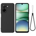 Xiaomi Poco C81x Flydende silikone cover med håndrem