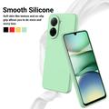 Xiaomi Poco C81x Flydende silikone cover med håndrem - Grøn