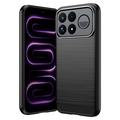 Xiaomi Poco F9 Ultra Børstet TPU Cover - Karbonfiber