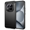 Xiaomi Poco M8 Pro/Redmi Note 15 Pro+ 5G Børstet TPU Cover - Karbonfiber