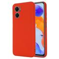 Xiaomi Redmi 10 5G/Note 11E Liquid Silikone Cover - Rød