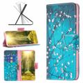 Wonder Series Xiaomi Redmi 10 5G/Note 11E Pung - Hvide Blomster