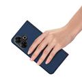 Xiaomi Redmi Note 13R/Redmi 13/Poco M6 4G Dux Ducis Skin Pro Flip Cover - Blå