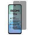 Xiaomi Redmi 13x Privacy Skærmbeskyttelse Hærdet Glas - 9H
