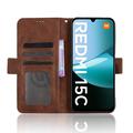 Xiaomi Redmi 15C Kortholder Pung Etui - Brun