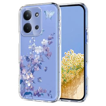 Xiaomi Redmi 15C TPU-cover med blomstermønster