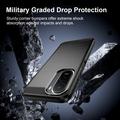 Xiaomi Redmi 15a/R70/R70m Børstet TPU Cover - Karbonfiber