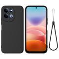 Xiaomi Redmi 17 5G/4G/M100 Flydende silikone cover med håndrem