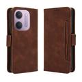 Xiaomi Redmi 17C 5G Kortholder Pung Etui - Brun