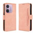 Xiaomi Redmi 17C 5G Kortholder Pung Etui - Pink