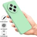 Xiaomi Redmi 17C Flydende silikone cover med håndrem - Grøn