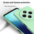 Xiaomi Redmi 17C Flydende silikone cover med håndrem - Grøn