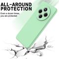 Xiaomi Redmi 17C Flydende silikone cover med håndrem - Grøn