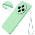 Xiaomi Redmi 17C Flydende silikone cover med håndrem - Grøn