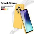 Xiaomi Redmi 17C Flydende silikone cover med håndrem - Gul