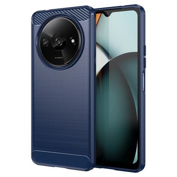 Xiaomi Redmi A3 Børstet TPU Cover - Karbonfiber