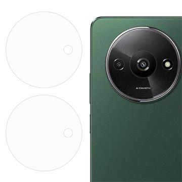 Xiaomi Redmi A3 Kamera Linse Hærdet Glas Beskytter - 2 Stk.