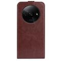 Xiaomi Redmi A3 Vertikal Flip Taske med Kortholder