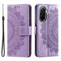 Xiaomi Redmi A5 4G/Poco C71 Mandala Series Etui med Pung - Lilla