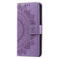 Xiaomi Redmi A5 4G/Poco C71 Mandala Series Etui med Pung - Lilla