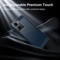 Xiaomi Redmi A7 Pro Børstet TPU Cover - Karbonfiber - blå