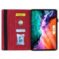 Xiaomi Redmi K Pad 2 Business Style Mat Flip Cover - Rød