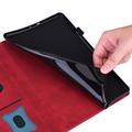 Xiaomi Redmi K Pad 2 Business Style Mat Flip Cover - Rød