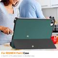 Xiaomi Redmi K Pad 2 Tri-Fold Series Smart Folio-etui - Sortgrøn