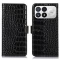 Xiaomi Redmi K100 Pro/Poco F9 Pro Crocodile Series Læderpung med RFID