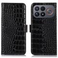 Xiaomi Redmi K100 Pro Max/Poco F9 Ultra Crocodile Series Læderpung med RFID