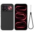 Xiaomi Redmi K100 Pro Max/Poco F9 Ultra Flydende silikone cover med håndrem