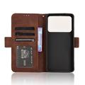 Xiaomi Redmi K70 Ultra Pung Cover med Kortholder - Brun