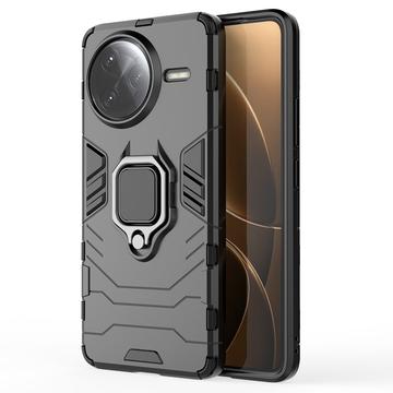 Xiaomi Redmi K80 Pro/Poco F7 Ultra Hybrid Cover med Ring Holder - Sort