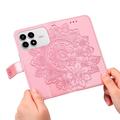 Xiaomi Redmi K90/Poco F8 Pro Mandala Series Etui med Pung - Pink