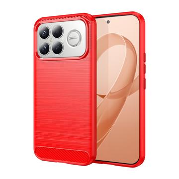 Xiaomi Redmi K90 Pro Max/Poco F8 Ultra Børstet TPU Cover - Karbonfiber