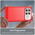 Xiaomi Redmi K90 Pro Max/Poco F8 Ultra Børstet TPU Cover - Karbonfiber