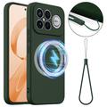 Xiaomi Redmi K90 Pro Max/Poco X8 Ultra Liquid Silikone Cover - MagSafe Kompatibel - Mørkegrøn